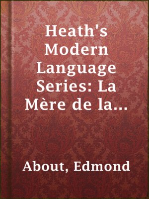 cover image of Heath's Modern Language Series: La Mère de la Marquise